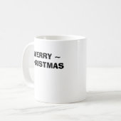 MONKEY MIT WEIHNACHTSMANNMÜTZE UND BANANE, KAFFEETASSE (Vorderseite Links)