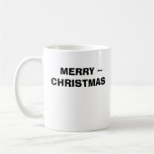 MONKEY MIT WEIHNACHTSMANNMÜTZE UND BANANE, KAFFEETASSE (Links)
