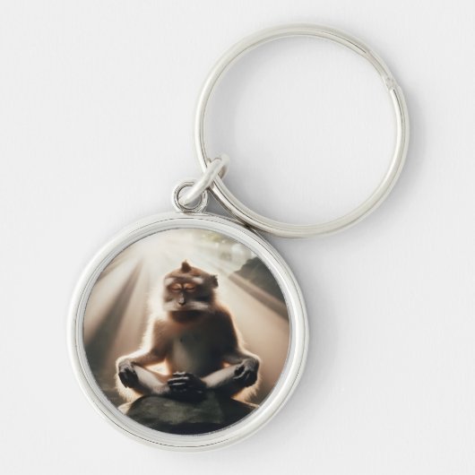 Monkey Monk Keychain Schlüsselanhänger (Vorne)