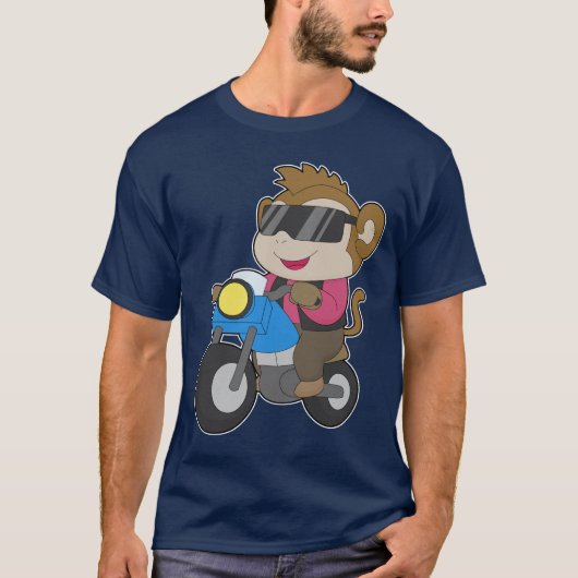 Monkey Motorcycle T-Shirt (Vorderseite)