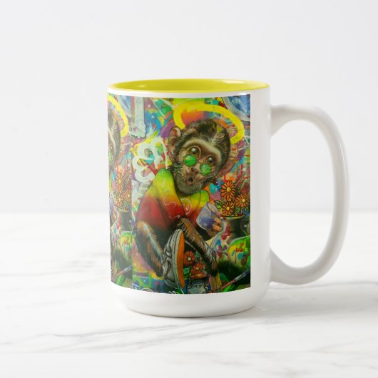 monkey mug zweifarbige tasse (Rechts)