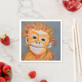 Monkey Napkins Serviette (Beispiel)