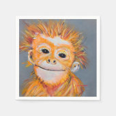 Monkey Napkins Serviette (Vorderseite)