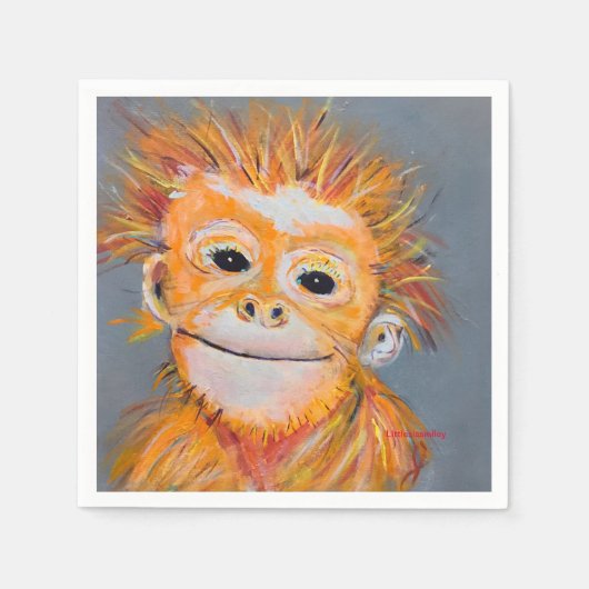 Monkey Napkins Serviette (Vorderseite)