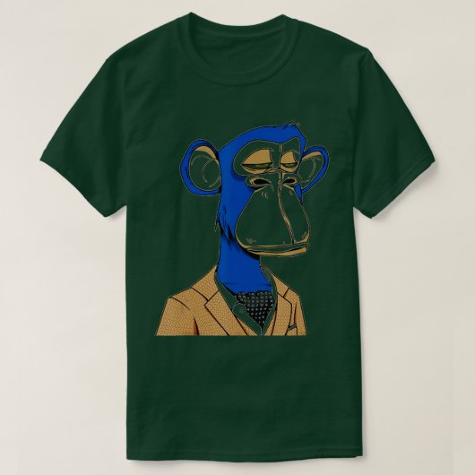Monkey NFTs Novelty Sarcastic Funny T-Shirt (Design vorne)
