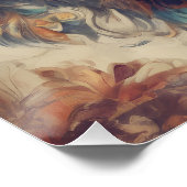 Monkey no 1 Glossy Poster (Ecke)