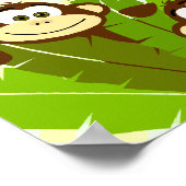 Monkey Party Banner Poster (Ecke)