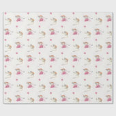 Monkey Party Birthday Cadeaupapier II Geschenkpapier (Flach)