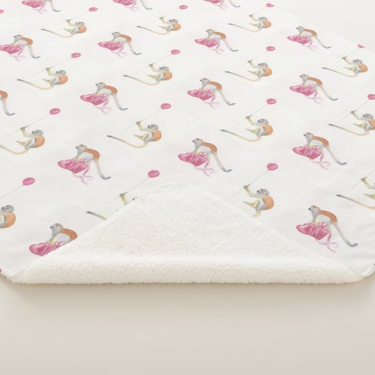 Monkey Party Birthday Cadeaupapier II Sherpadecke (3/4)