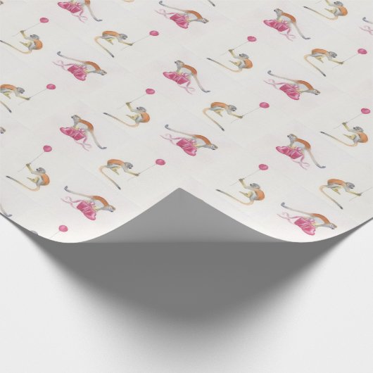 Monkey Party Birthday Gift Wrap 1,8m Geschenkpapier (Ecke)