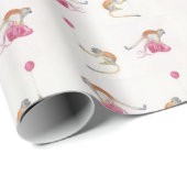 Monkey Party Birthday Gift Wrap 1,8m Geschenkpapier (Rolleneckpunkt)