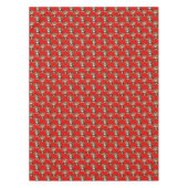 Monkey Pattern Design Red Tischdecke (Vorderseite)
