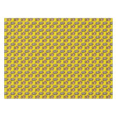 Monkey Pattern Design Yellow  Tischdecke (Vorderseite (Horizontal))