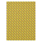 Monkey Pattern Design Yellow  Tischdecke (Vorderseite)
