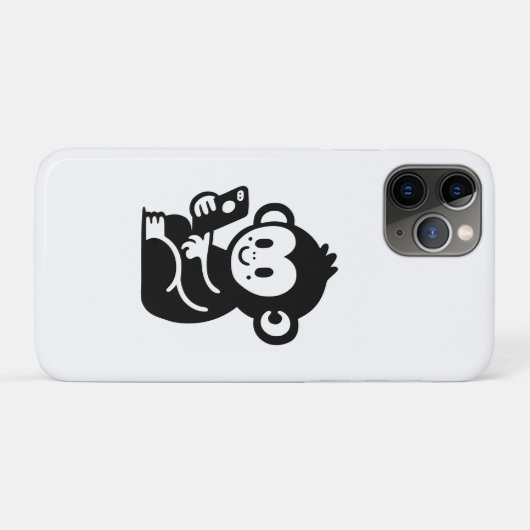 Monkey Phone Case-Mate iPhone Hülle (Rückseite (Horizontal))