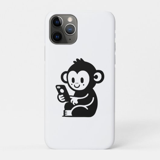 Monkey Phone Case-Mate iPhone Hülle (Rückseite)