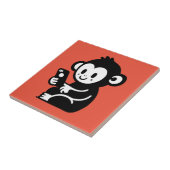 Monkey Phone Fliese (Seite)