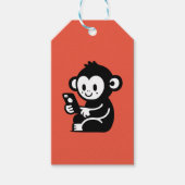Monkey Phone Geschenkanhänger (Vorderseite)