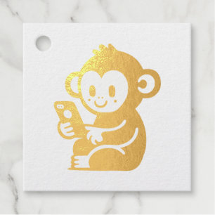 Monkey Phone Geschenkanhänger