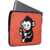 Monkey Phone Laptopschutzhülle (Vorne Rechts)