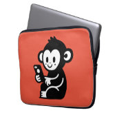 Monkey Phone Laptopschutzhülle (Vorderseite Links)
