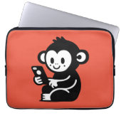 Monkey Phone Laptopschutzhülle (Vorderseite)