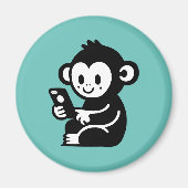 Monkey Phone Magnet (Vorne)
