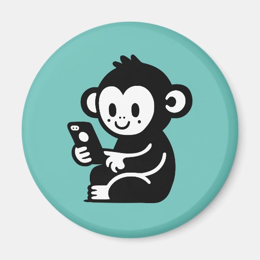 Monkey Phone Magnet (Vorne)