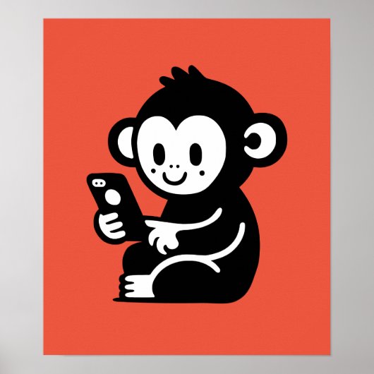 Monkey Phone Poster (Vorne)