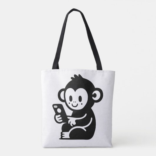 Monkey Phone Tasche (Rückseite)