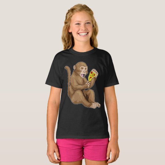 Monkey Pizza T-Shirt (Vorne ganz)