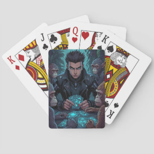 Monkey Poker spielt Karten Spielkarten