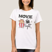 Monkey Popcorn Movie Night Sweet Monkey Movies T-Shirt (Vorderseite)