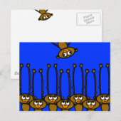 MONKEY Postcard Postkarte (Vorne/Hinten)