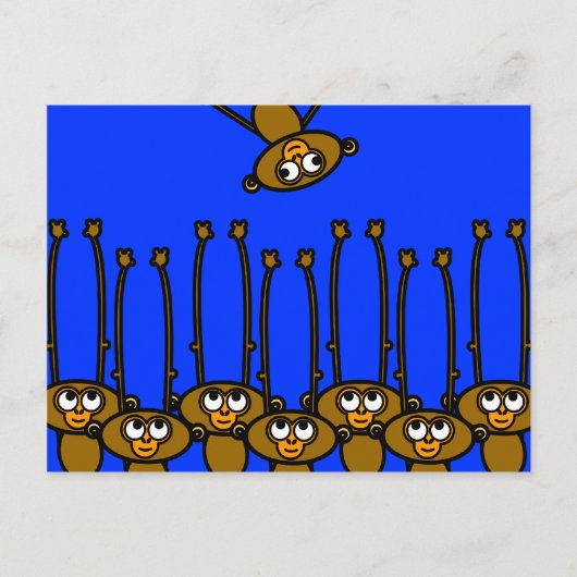 MONKEY Postcard Postkarte (Vorderseite)