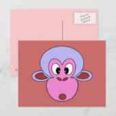 MONKEY POSTCARDS POSTKARTE (Vorne/Hinten)