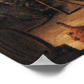 Monkey Poster Print: Affen in Kitchen by Teniers (Ecke)