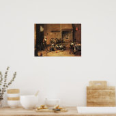 Monkey Poster Print: Affen in Kitchen by Teniers (Küche)