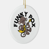 Monkey Pox Funky Pox Keramik Ornament (Rechts)