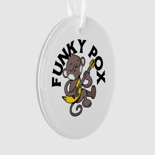 Monkey Pox Funky Pox Ornament (Vorderseite)
