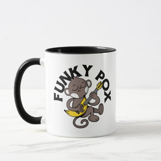 Monkey Pox Funky Pox Tasse (Links)