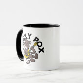 Monkey Pox Funky Pox Tasse (Vorderseite Links)