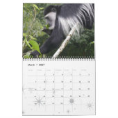 Monkey Primat Vine Welcome Zuhause Destiny Destiny Kalender (Mär 2027)