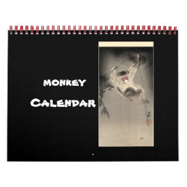 Monkey Primat Vine Welcome Zuhause Destiny Destiny Kalender