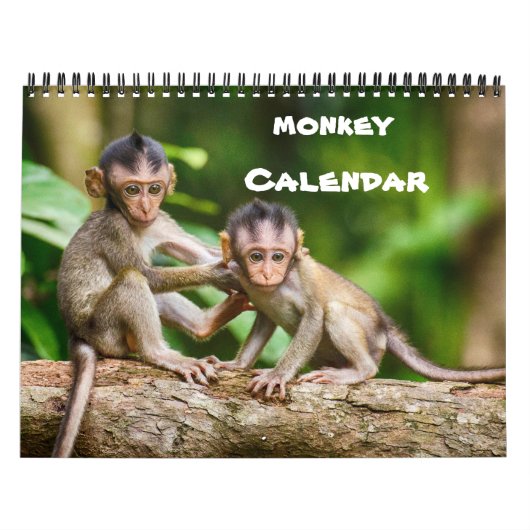 Monkey Primat Vine Welcome Zuhause Destiny Destiny Kalender (Titelbild)