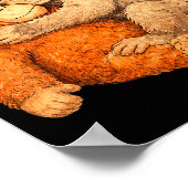 Monkey punch graphic tee  poster (Ecke)