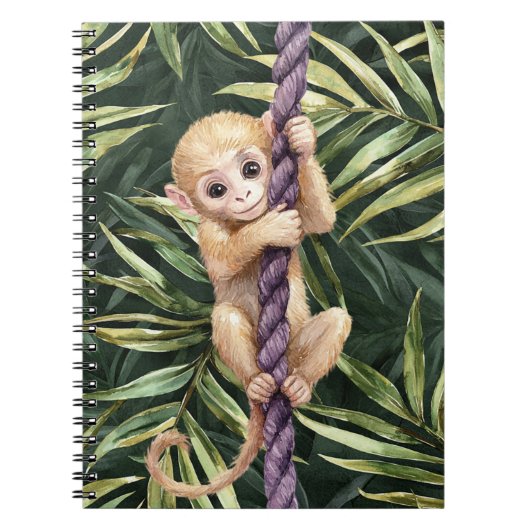 Monkey Purple Rope Notizblock (Vorderseite)