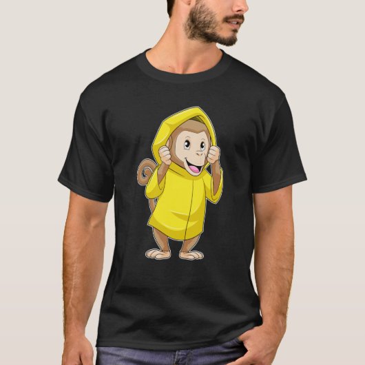 Monkey Raincoat T-Shirt (Vorderseite)