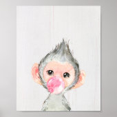 Monkey Safari Kinderzimmer Pinakothek Züst Poster (Vorne)