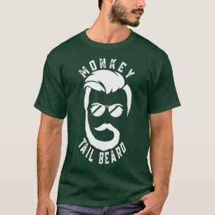 Monkey Schwanz Beard Monkey Schwanz Beard Funny Be T-Shirt